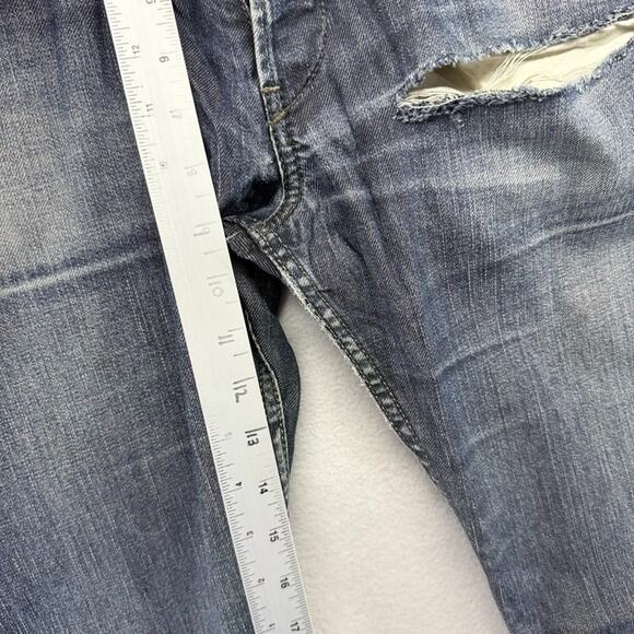 Diesel jeans men's 32x34 Fit 34x33 Blue Belther Regular Slim Tapered Vintage y2k - Picture 7 of 14